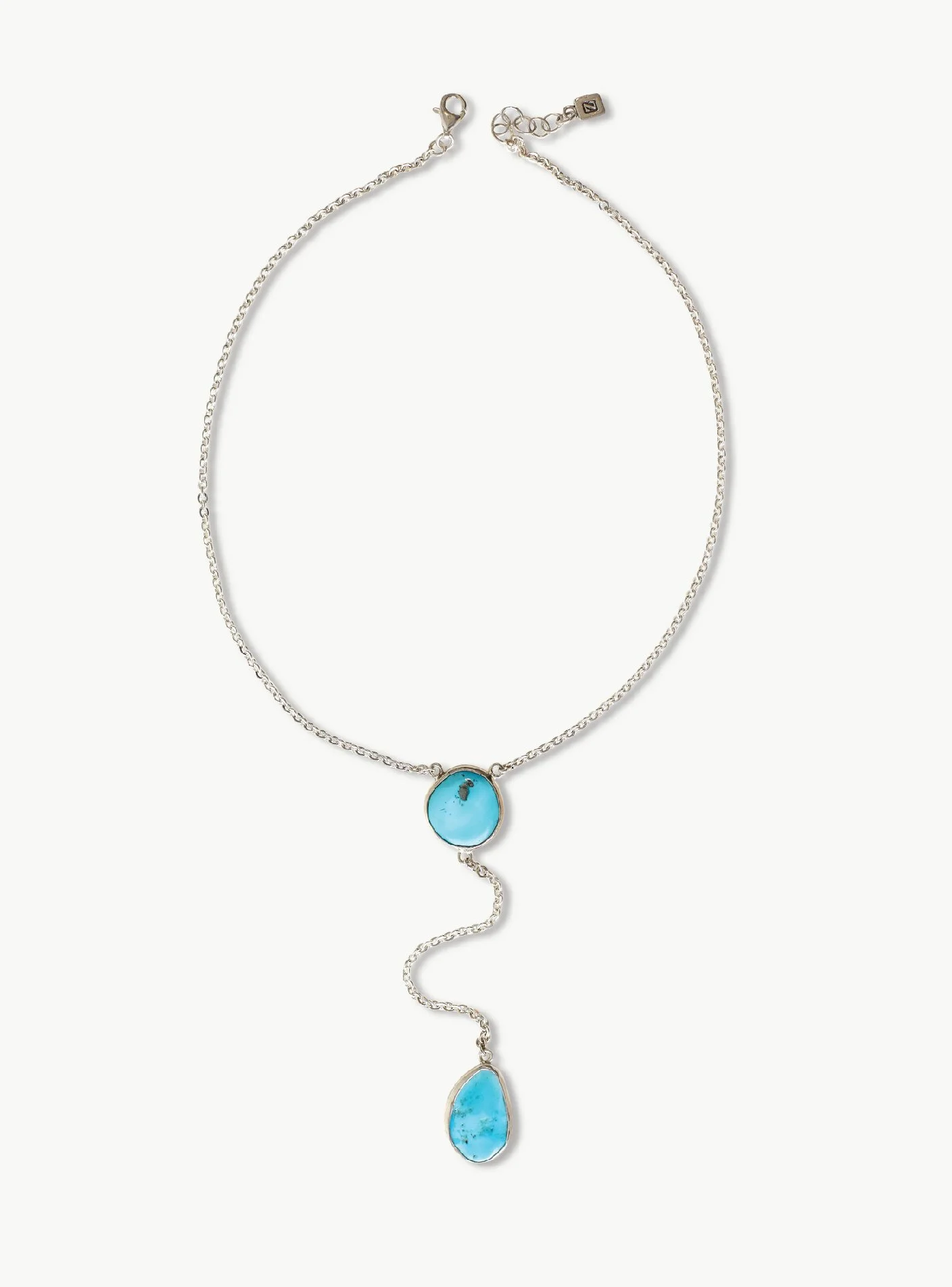 Marble Cone Shell & Turquoise Necklace — MZriny Jewelry